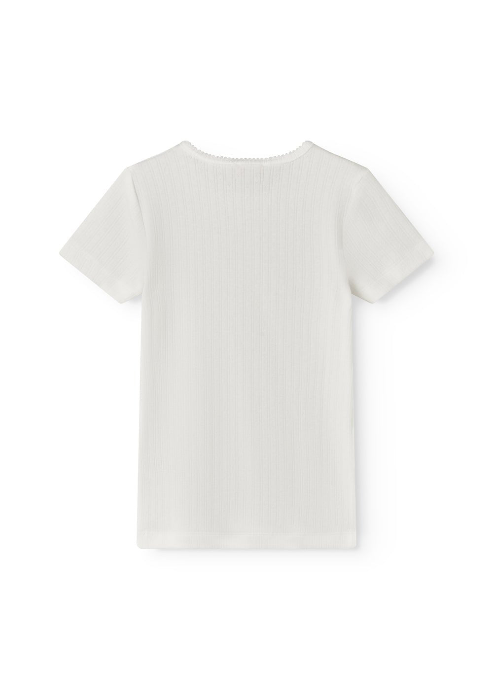 MarMar | Tamra Pointelle Shirt | Gentle White - 5715522340606