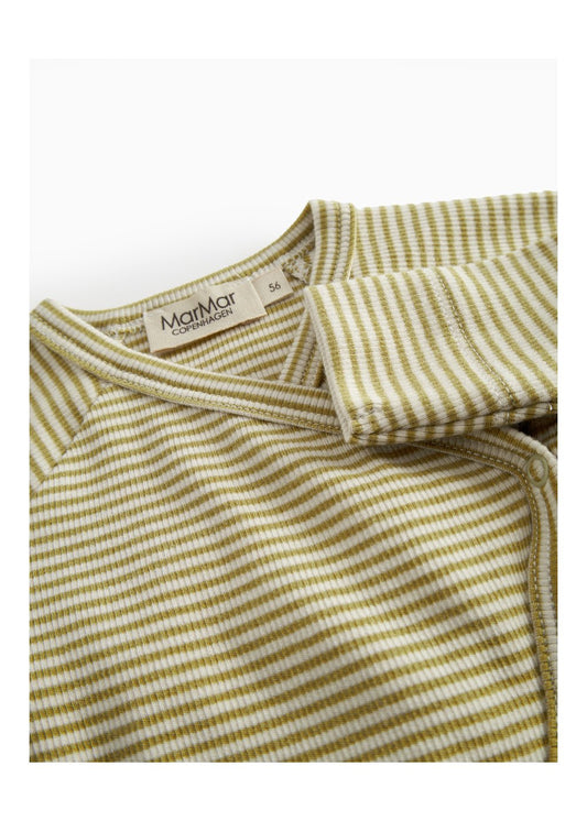 MarMar | Tina Longsleeve | Olive Stripe - 5715522327447