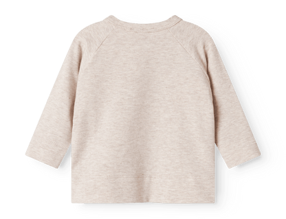 MarMar | Tut Wrap Longsleeve | Licht Beige Melange - 5715522223510