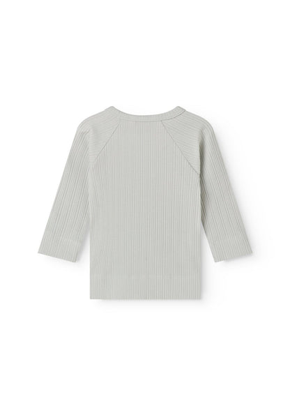 MarMar | Tut Wrap Longsleeve Pointelle Rib | Morning Dew - 5715522341238