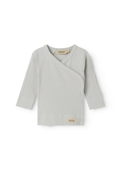 MarMar | Tut Wrap Longsleeve Pointelle Rib | Morning Dew - 5715522341238