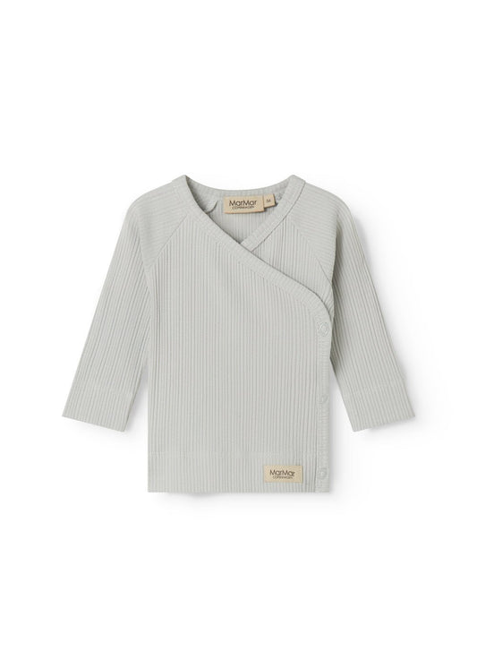 MarMar | Tut Wrap Longsleeve Pointelle Rib | Morning Dew - 5715522341238
