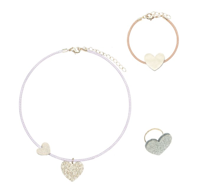 Mimi & Lula | Sieradenset Hartje | Pastel - 5060925058376