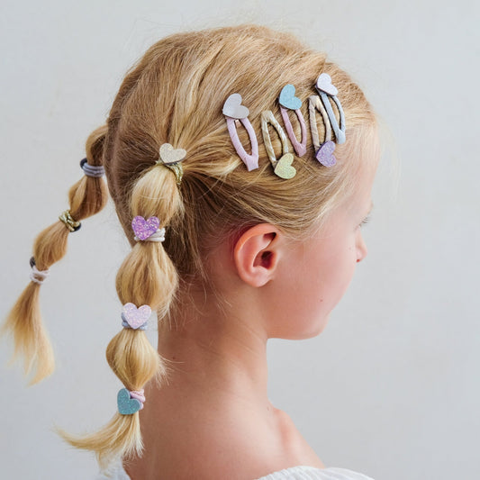 Mimi & Lula | Teeny heart Mini Hair Clips - 