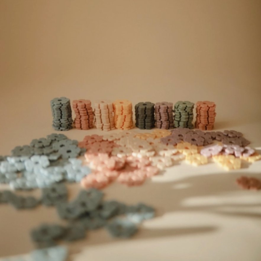 Mushie | Bouwset Hex | 100 stuks | Multi - 