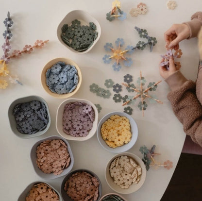 Mushie | Bouwset Hex | 100 stuks | Multi - 