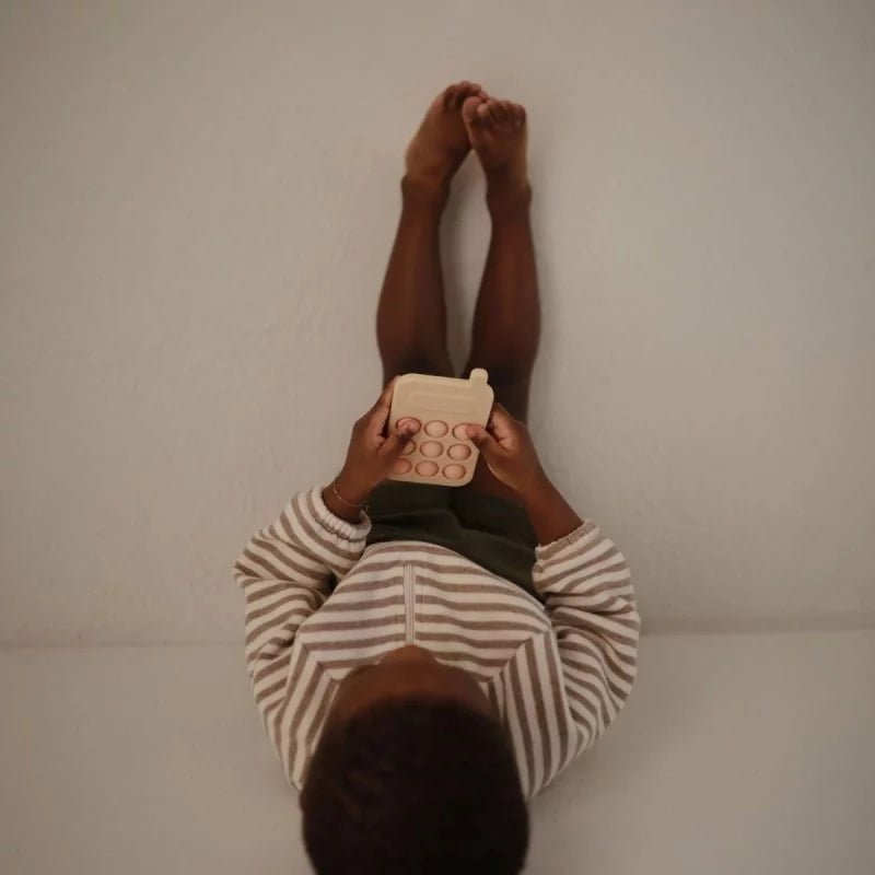 Mushie | Pop - it telefoon | Blush - 8100524658212