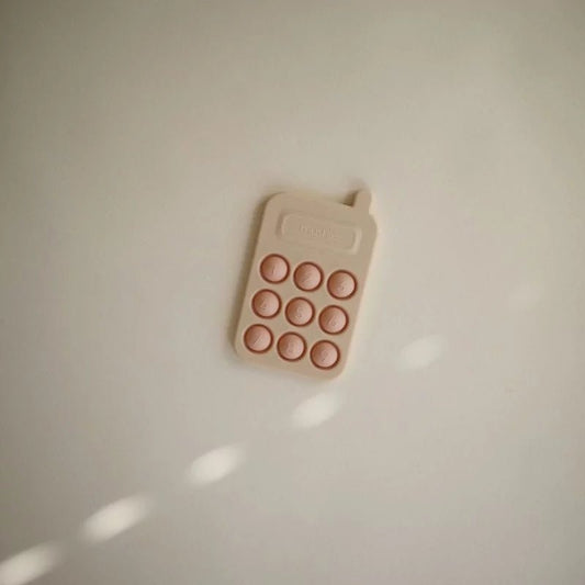 Mushie | Pop - it telefoon | Blush - 8100524658212