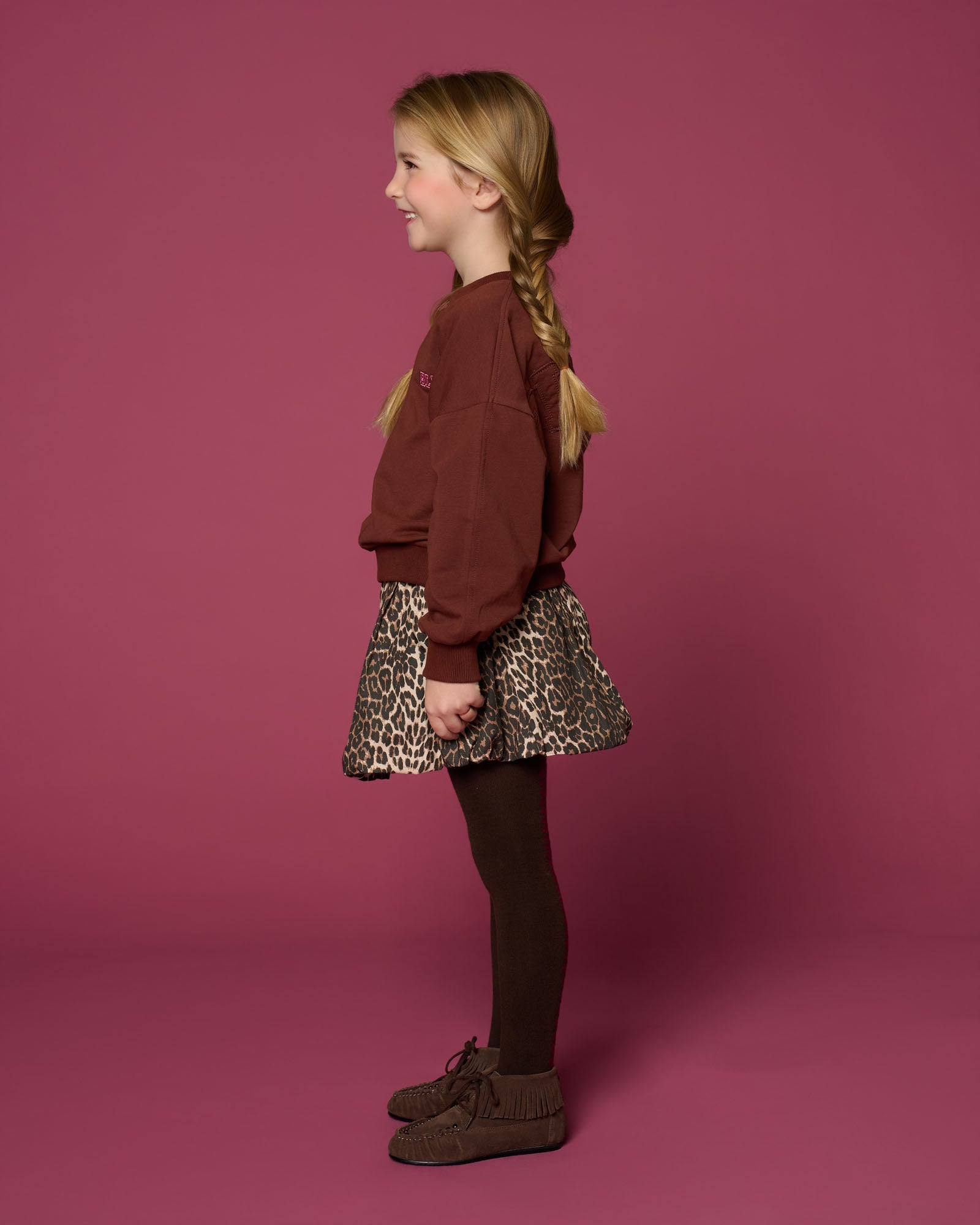Petit Blush | Ballon Skirt | Leopard - 6152103526537