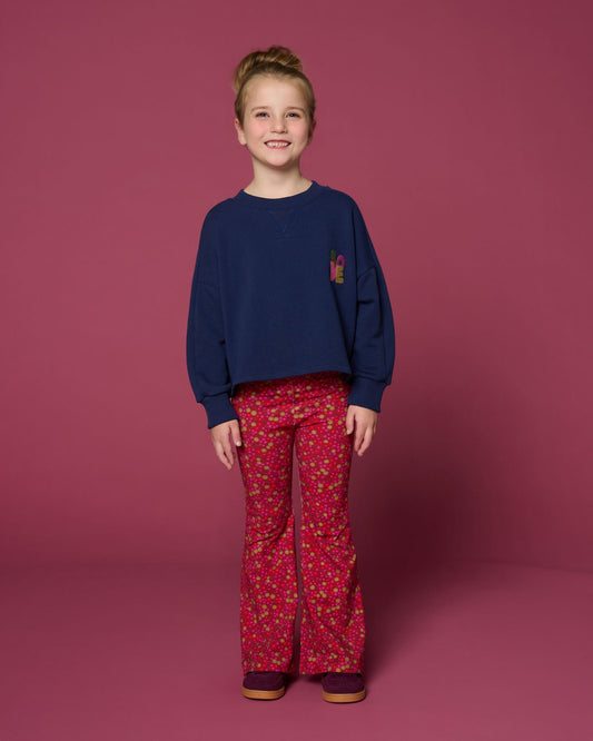Petit Blush | Bowie Flared Pants | Winter Flower - 6152104169191