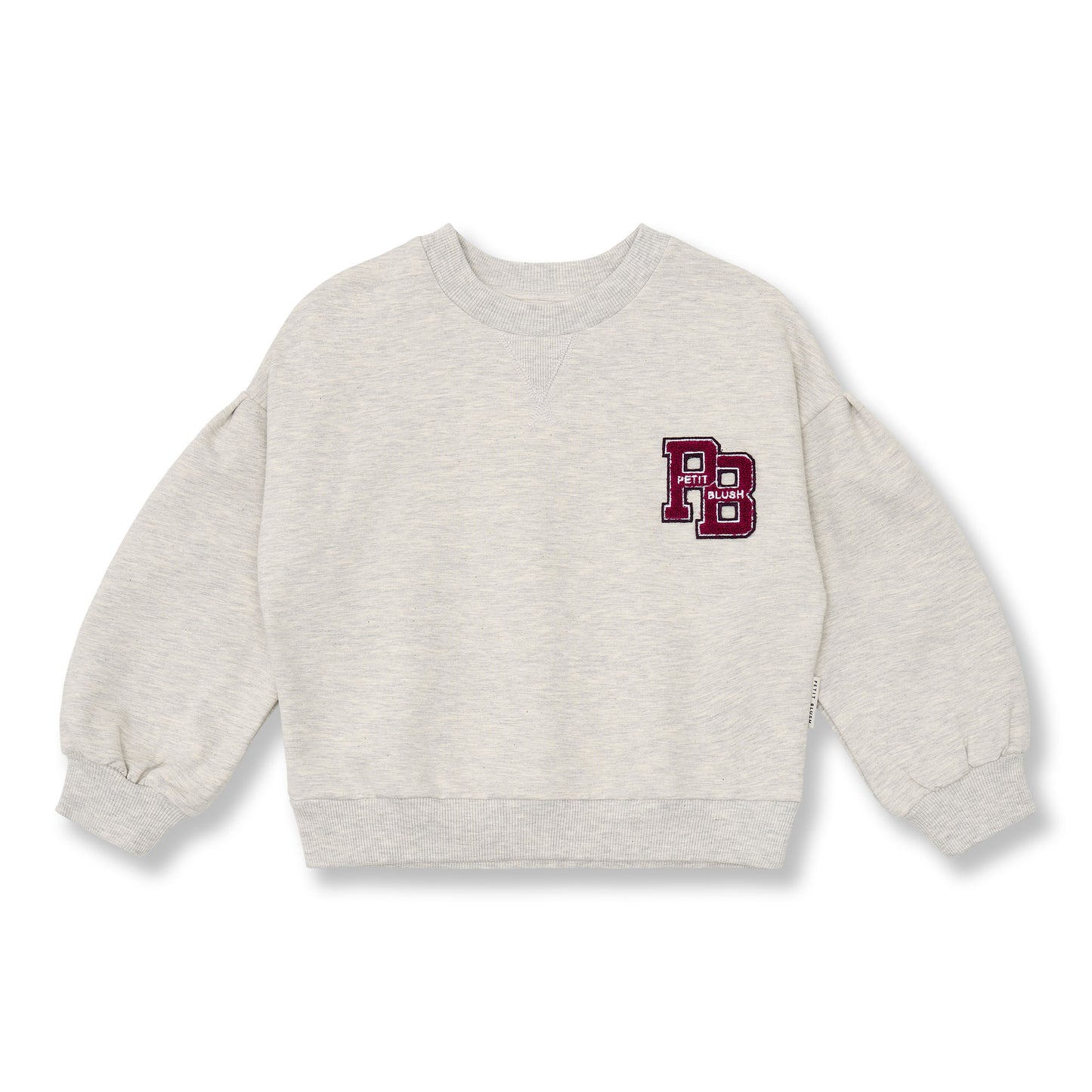 Petit Blush | Easy Sweater | Grey Melange - 6152102841853