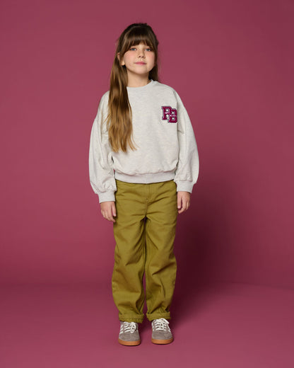 Petit Blush | Easy Sweater | Grey Melange - 6152102841853