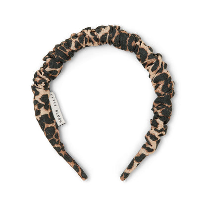 Petit Blush | Gesmockte haarband | Leopard - 6152104712724