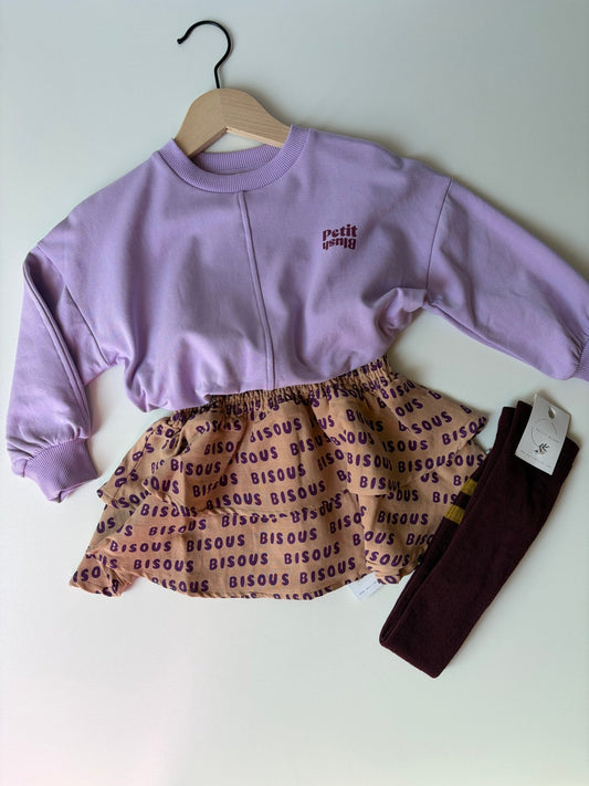 Petit Blush | Luca Sweater | Purple Rose - 6152103078081