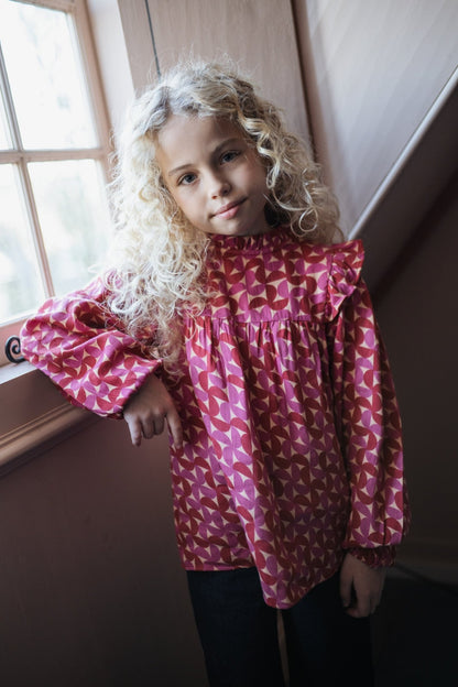 Petit Blush | Nina Blouse Grafic | Multi Color - 6152103346388