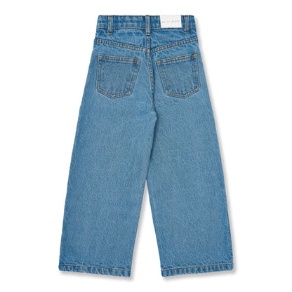 Petit Blush | Wide Leg Jeans | Mid Blue - 6152104329328