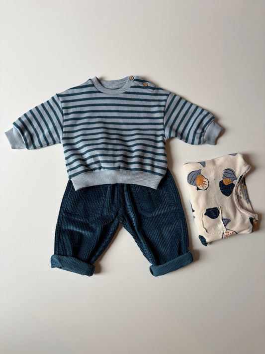 Play Up | Corduroy Broek | Cyanotype - 5608838665931