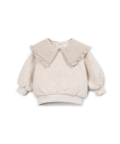 Play Up | Fleece Sweater met Kraag | Sketches - 5608838668048