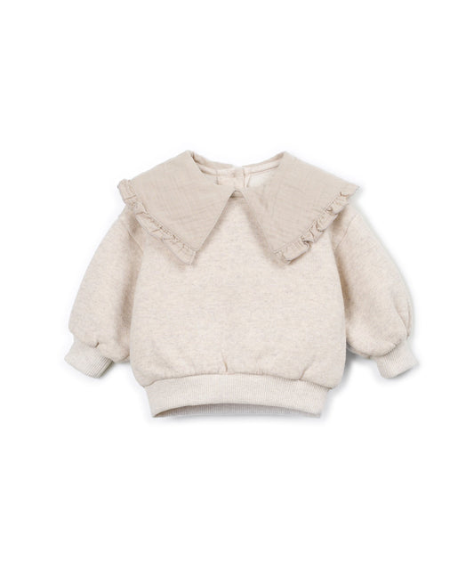 Play Up | Fleece Sweater met Kraag | Sketches - 5608838668048