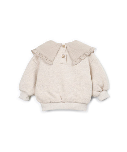 Play Up | Fleece Sweater met Kraag | Sketches - 5608838668048