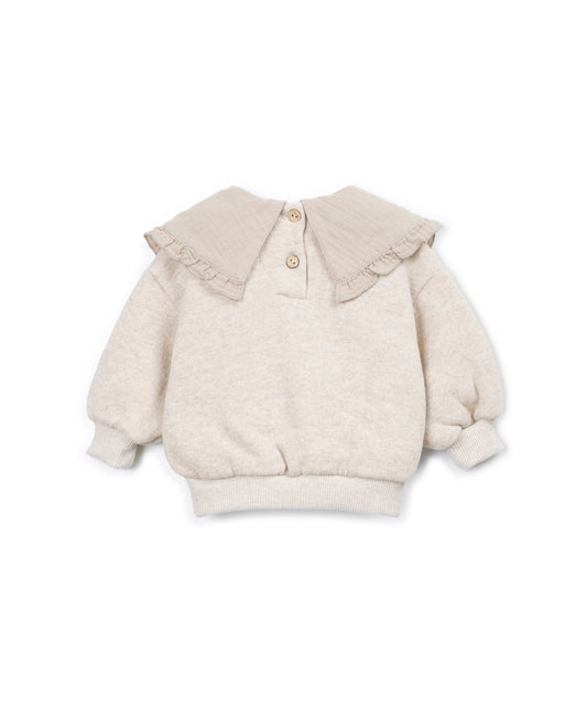 Play Up | Fleece Sweater met Kraag | Sketches - 5608838668048