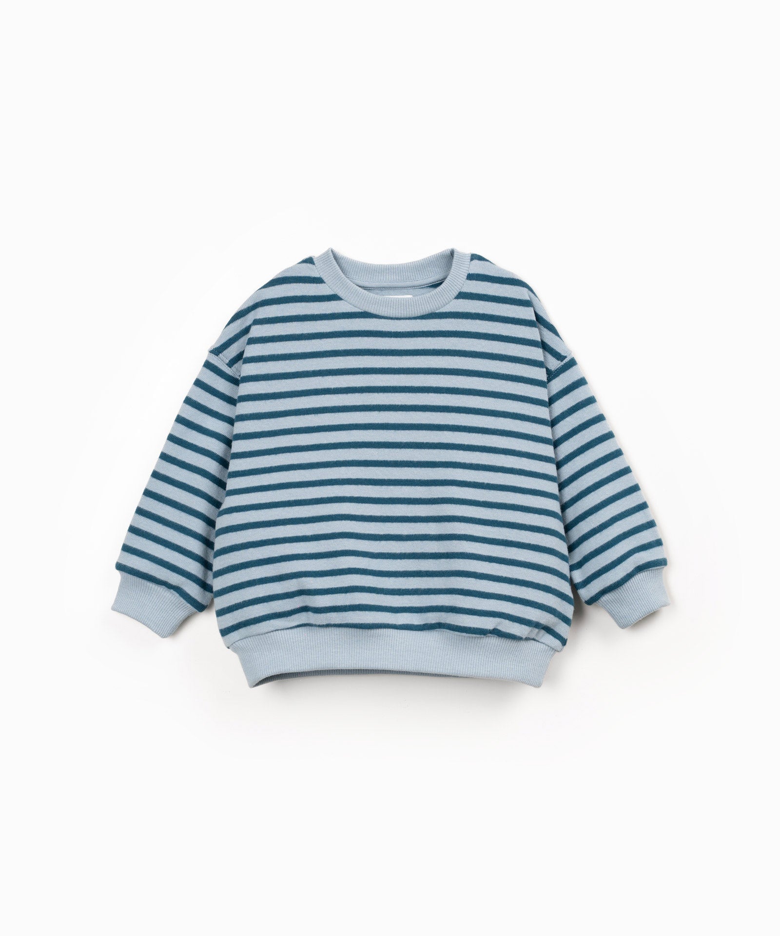 Play Up | Gestreepte Jersey Sweater | Cyanotype - 5608838679600