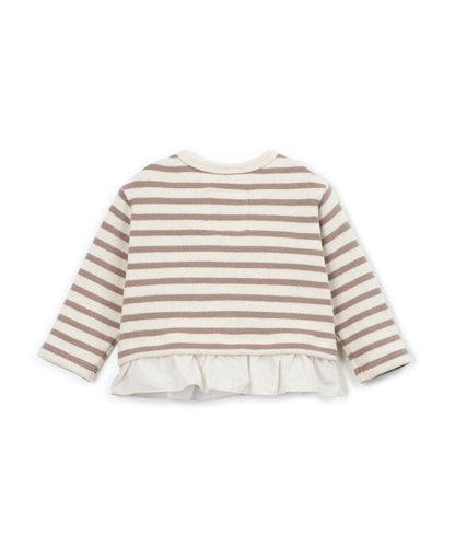 Play Up | Gestreepte Jersey Sweater | Drawing - 5608838670942