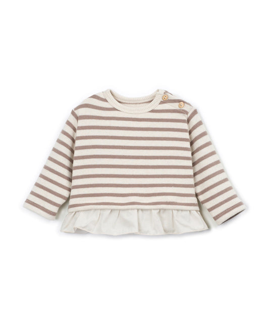 Play Up | Gestreepte Jersey Sweater | Drawing - 5608838670942