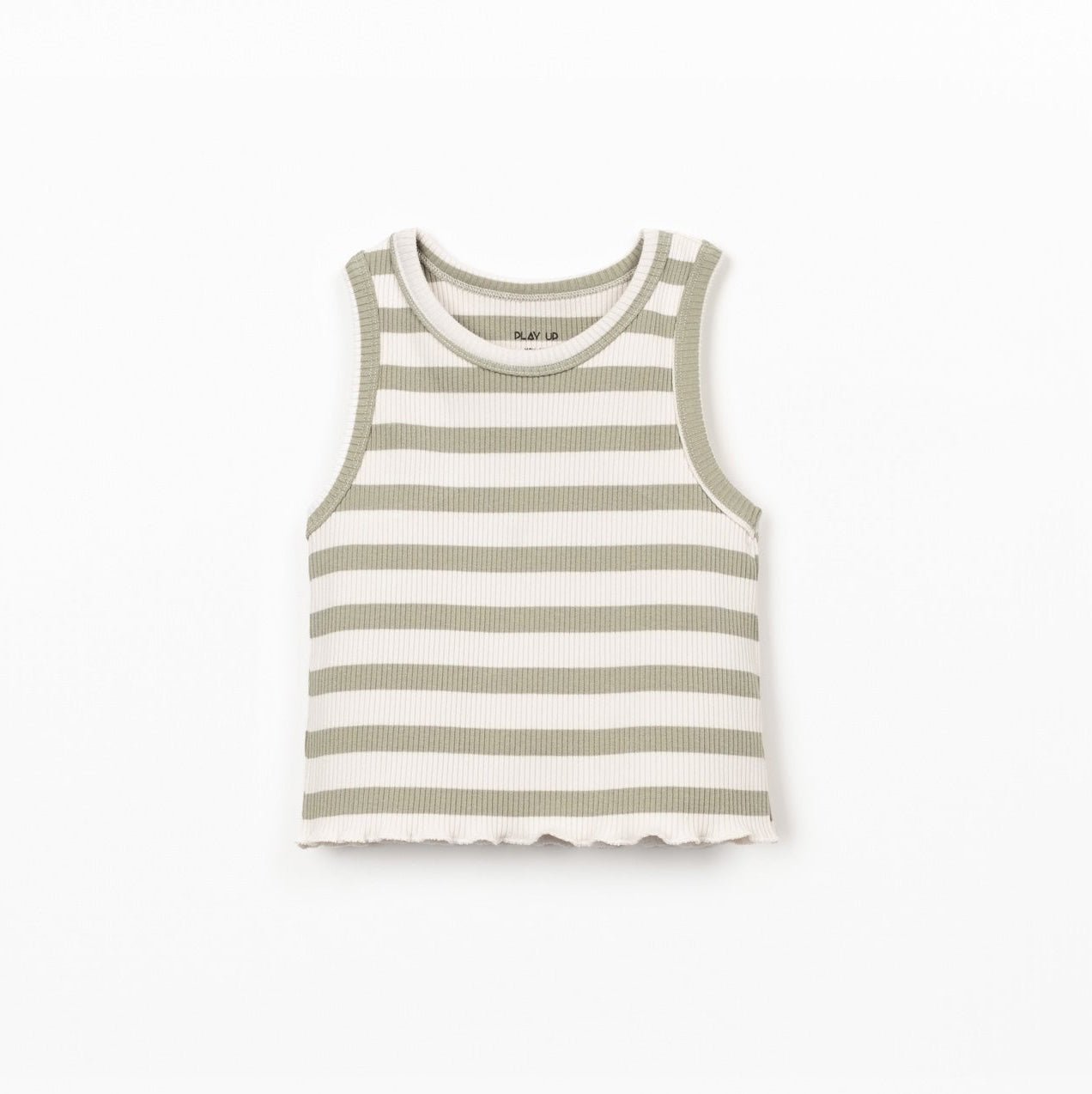 Play Up | Gestreepte Rib Top | Texture - 