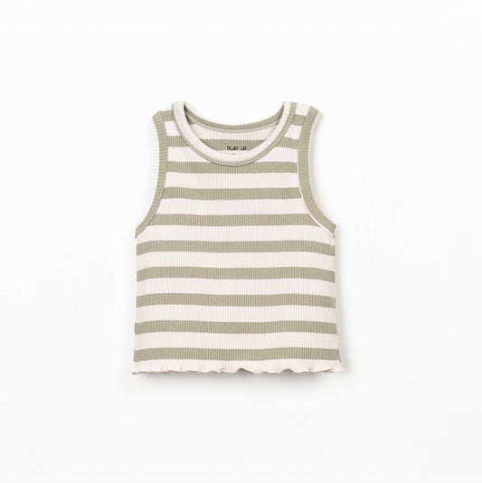 Play Up | Gestreepte Rib Top | Texture - 