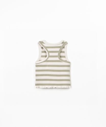 Play Up | Gestreepte Rib Top | Texture - 
