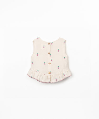 Play Up | Geweefde Top Ananas | Bio Resin - 