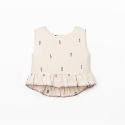 Play Up | Geweefde Top Ananas | Bio Resin - 