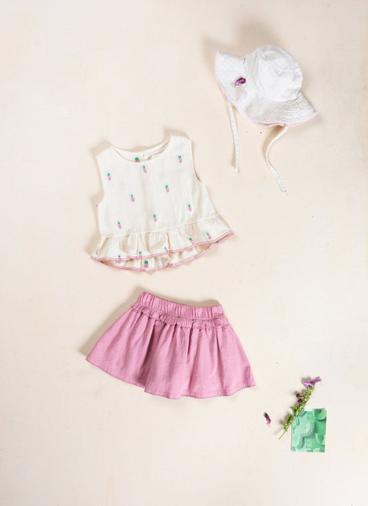 Play Up | Geweefde Top Ananas | Bio Resin - 