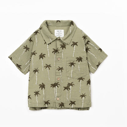 Play Up | Linnen Blouse Palmboom | Texture - 