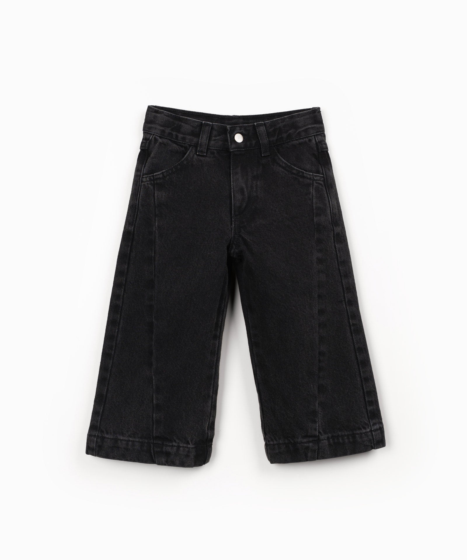 Play Up | Wide Leg Denim | Black Denim - 5608838690162