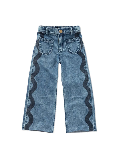 Sproet & Sprout | Straight Denim Pants | Blue Denim - 1138187319383
