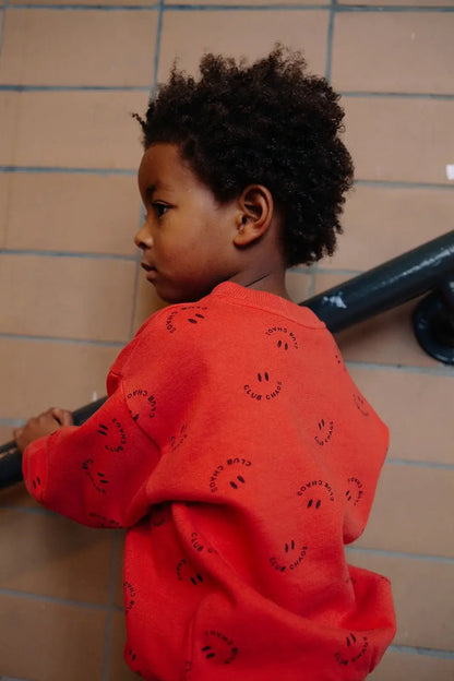 Sproet & Sprout | Sweater Club Chaos Print | Vivid red - 1138187306789