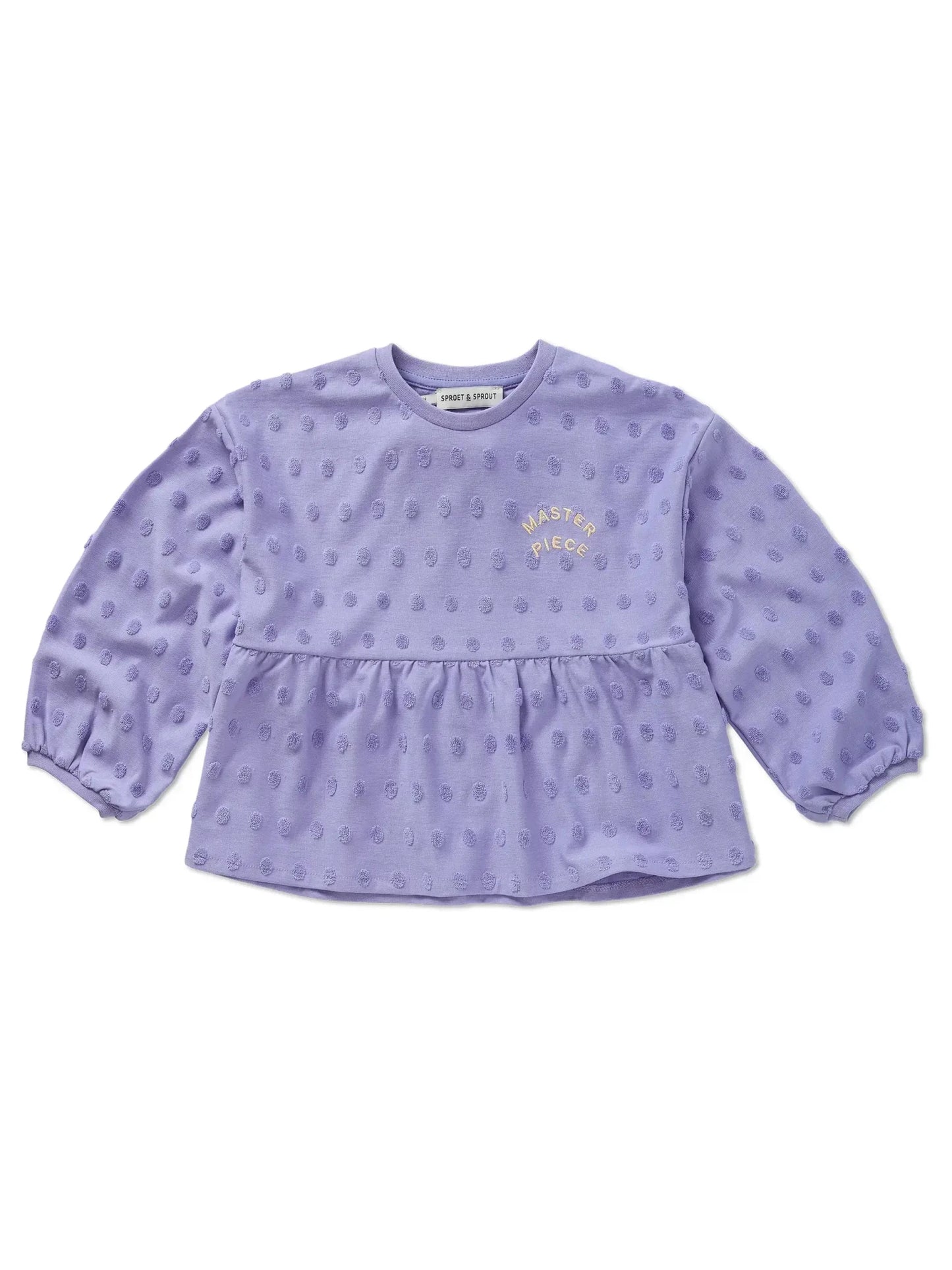 Sproet & Sprout |T-shirt Boxy Peplum | Crayon Cloud - 1138187304075