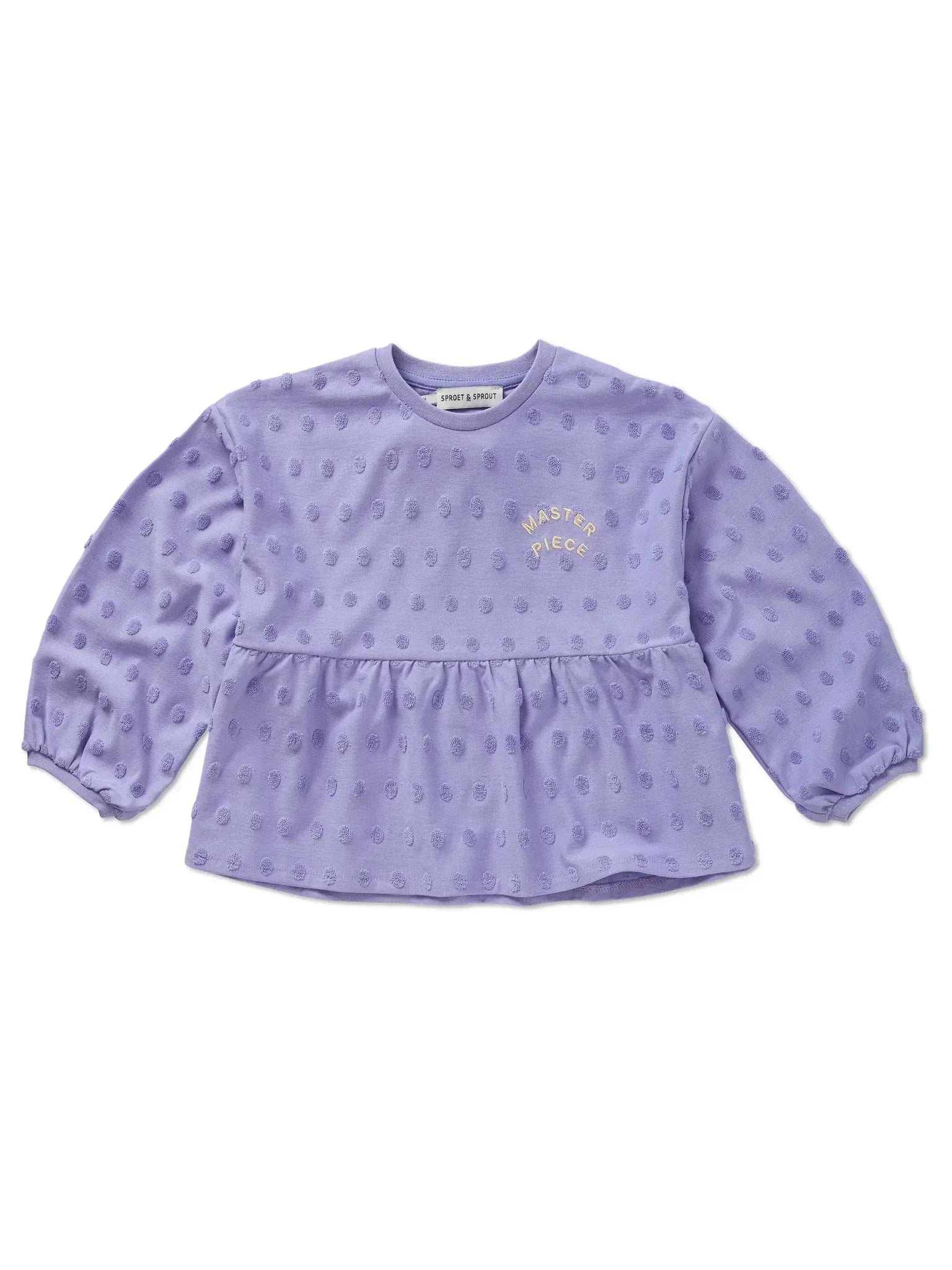 Sproet & Sprout |T-shirt Boxy Peplum | Crayon Cloud - 1138187304075