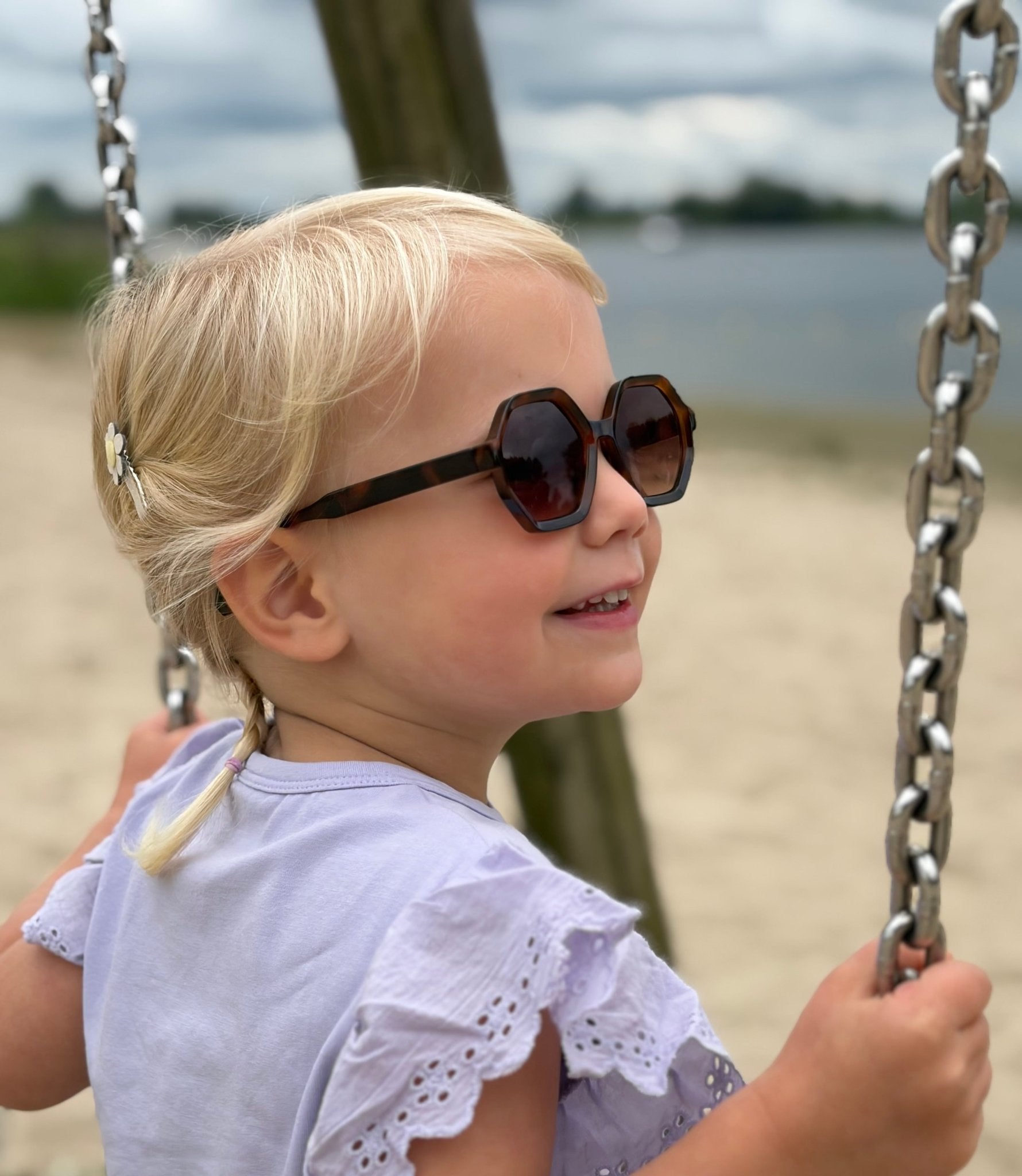 Zonnebril Bo | Bruin | 3-5 jaar -