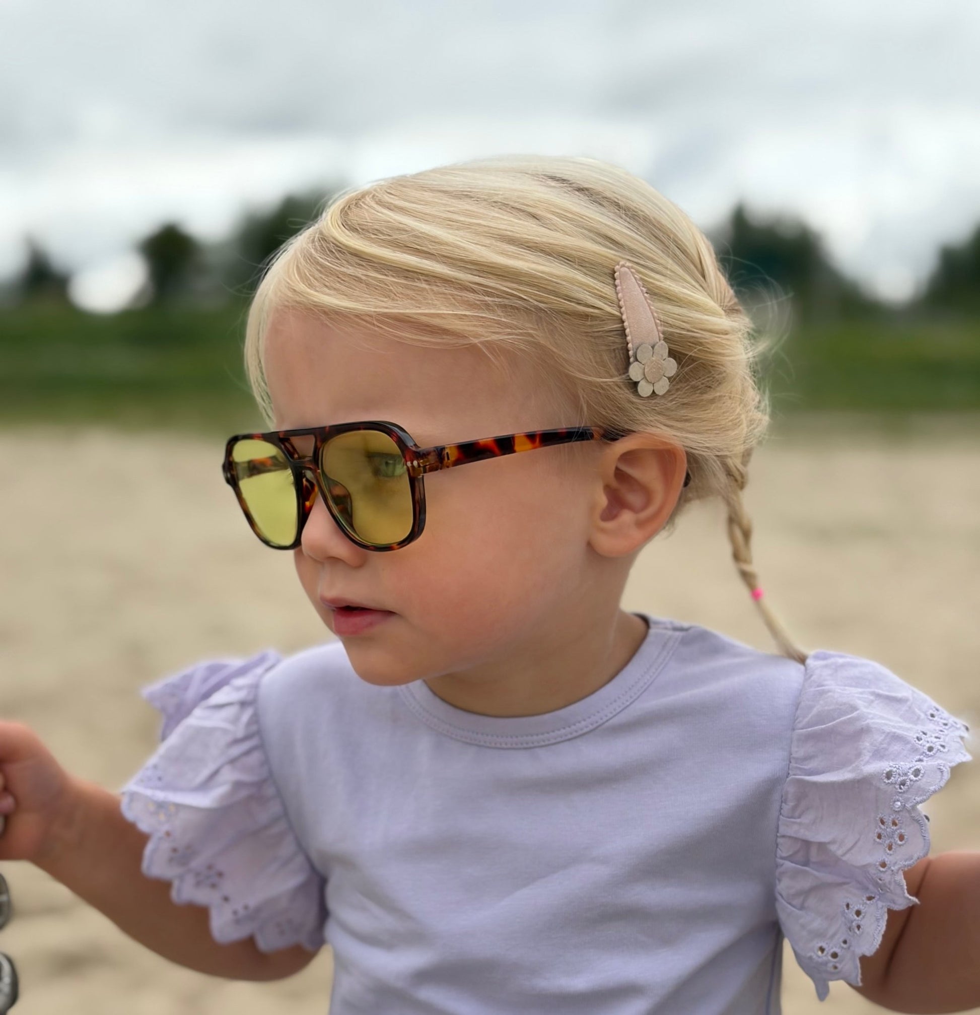 Zonnebril Teddy | Bruin | 4-8 jaar -